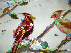 foil wrapped cardinal pieces